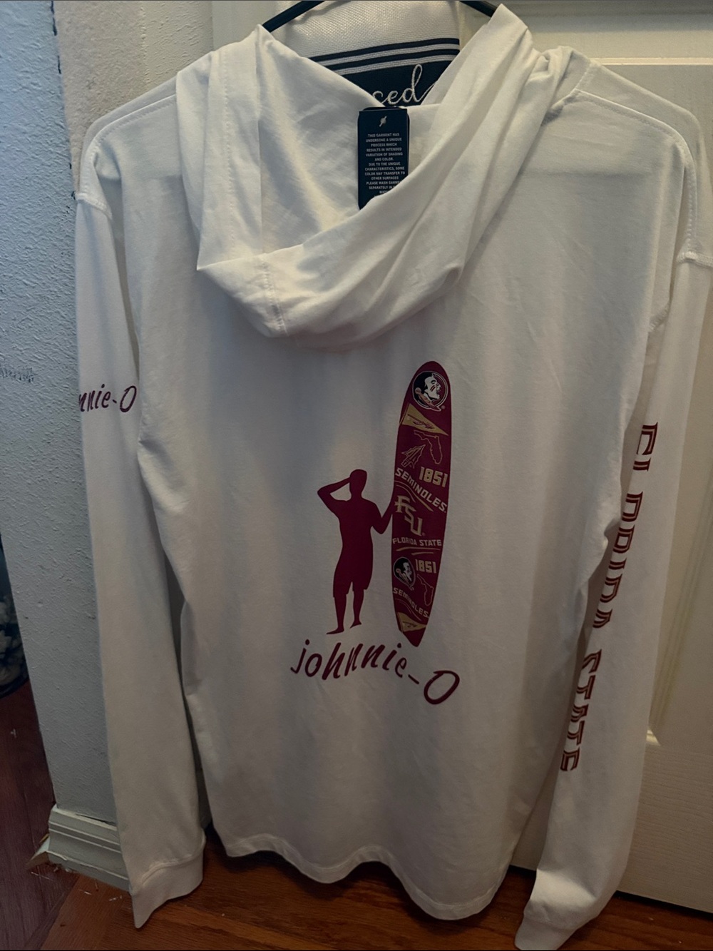 johnnie-O Florida State Long-Sleeve Hooded Shirt